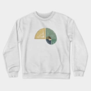 Spiral-abstract-grunge Crewneck Sweatshirt